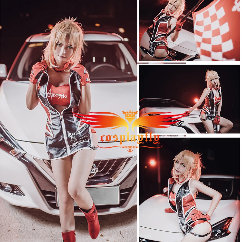 Fate/Apocrypha FA Racing Wear Joan Of Arc Mordred сексуальный костюм униформа для девочек карнавальный