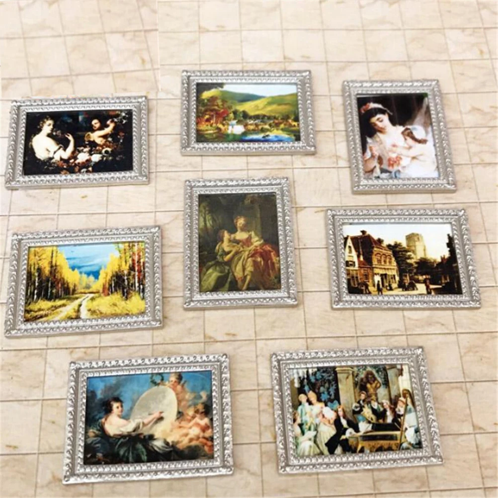 Винтажные фотографии фоторамка из смолы Настенная картина кукольный домик