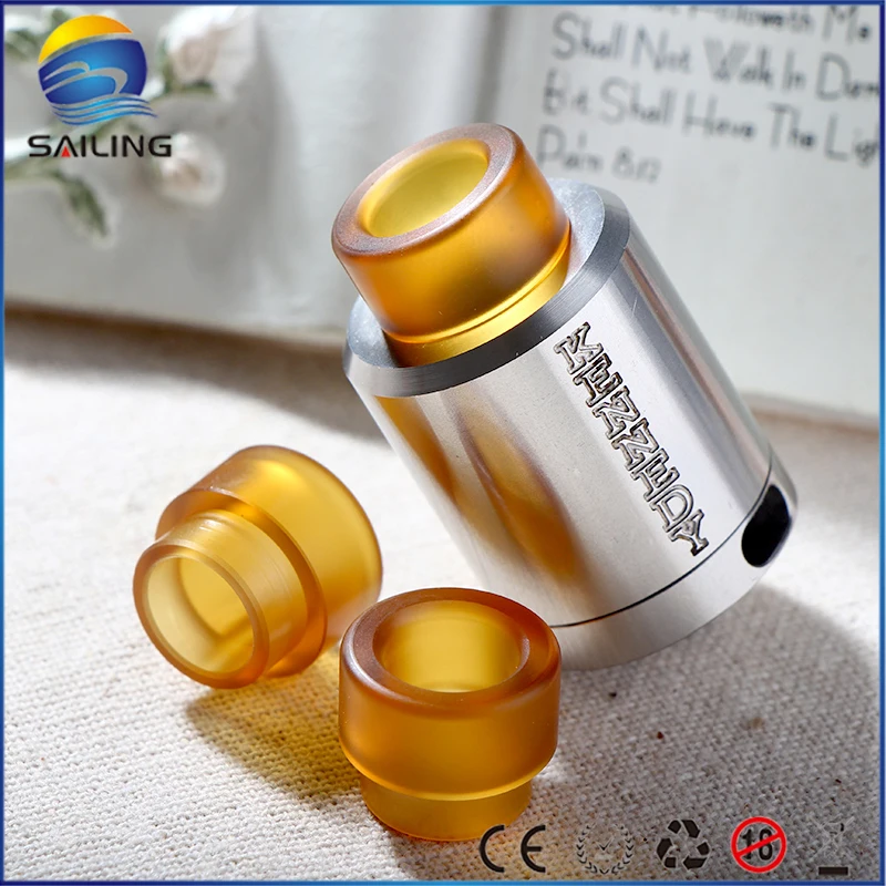 Дрип тип для электронной сигареты PEI Derlin мундштук с широким отверстием двойное