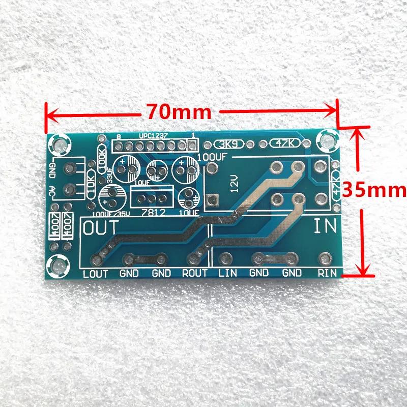 Защитная плата для динамика UPC1237 c1237 7812 DIY PCB 1 реле 2 канала для усилителя Horn on.