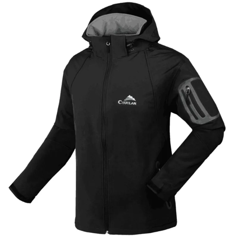 

The new outdoor clothing male soft shell jacket composite fleece jacket, warm water repellent, free shipping