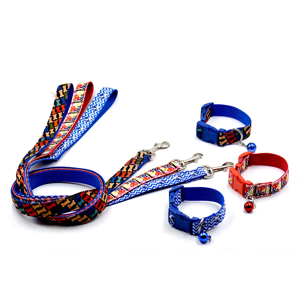 Новый высококачественный нейлоновый ошейник для собак и щенков + поводок с