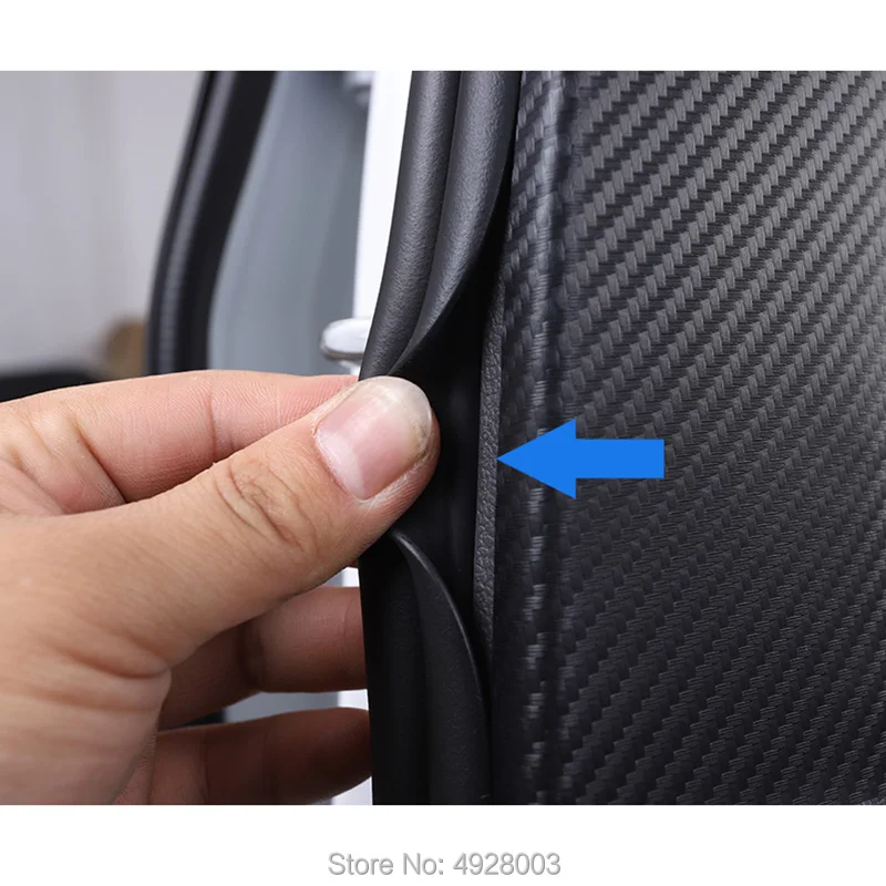 Автомобильные наклейки B стойка анти удар коврик Защитная Подушка украшение для