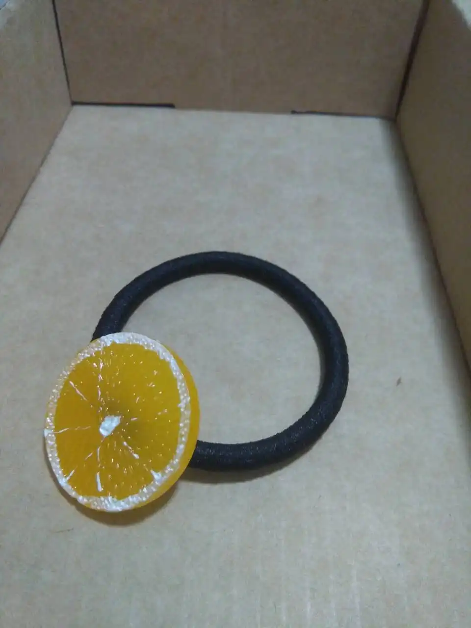 ts017008 Новинка, Летний стиль, маленький размер, фруктовый срез, модные аксессуары для волос, детские, женские, эластичные резинки для волос, конский хвост, держатель, головной убор, резинка - Цвет: ts017008