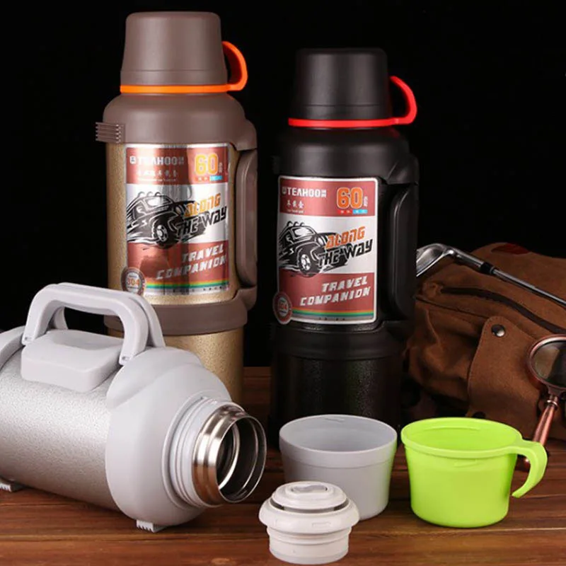 Л 4 л бутылка для воды вакуумные фляжки термос чашка кружка портативная бизнеса