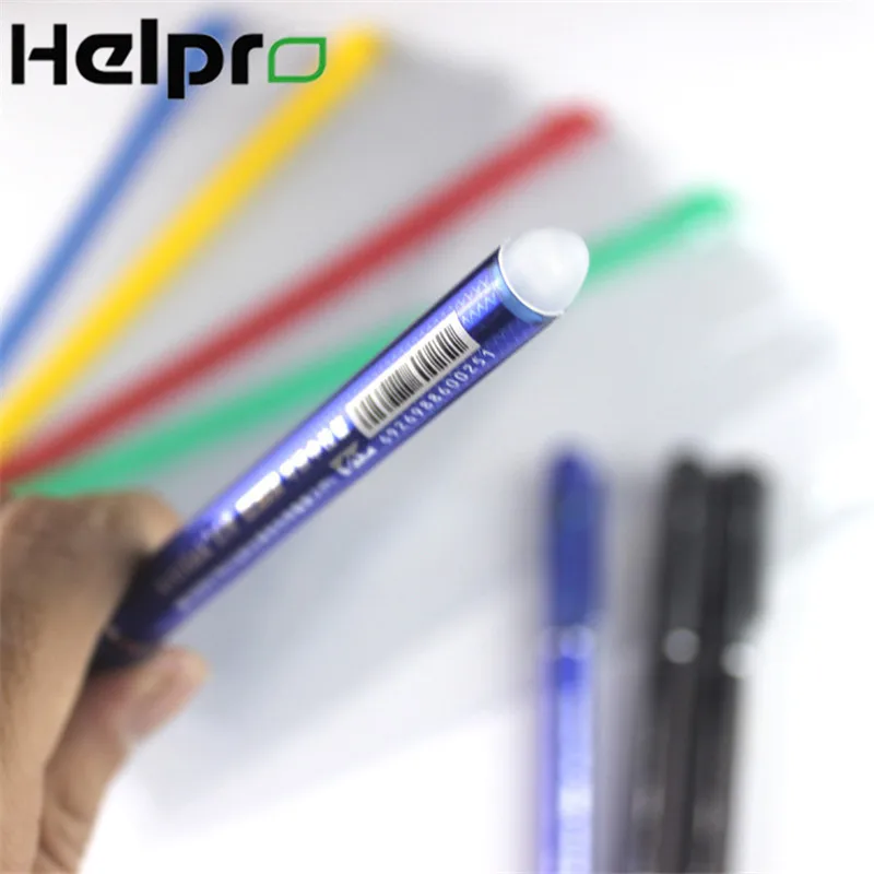 Helpro 3 шт синие чернила стираемая ручка Канцелярия для учеников письменная