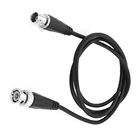 Высококачественный BNC штекер-гнездо удлинитель для видеонаблюдения коаксиальный кабель длиной 3,3 фута черный