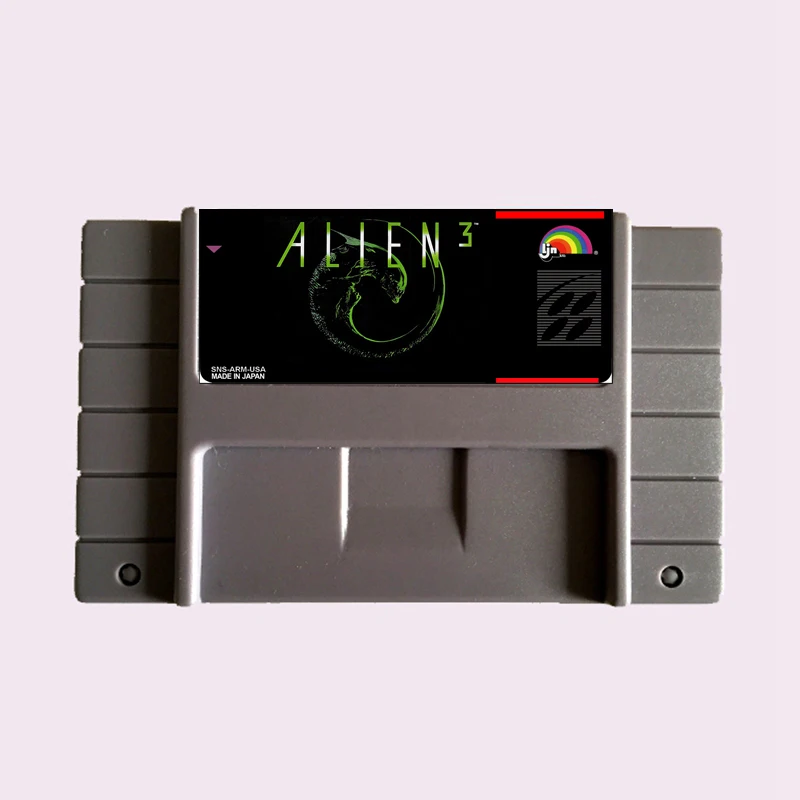Высокое качество 16 бит Alien 3 NTSC большая серая игровая карта для американской