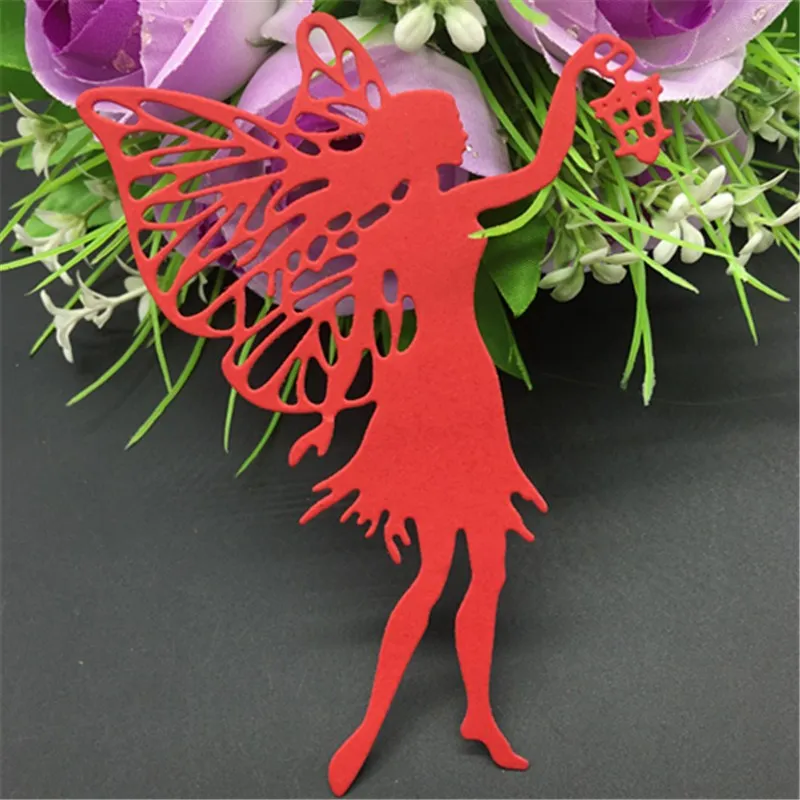 Светильник вая летящая фея с лампой металлические режущие штампы фотоальбом