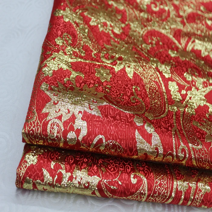 Китайская ветровая Золотая и серебряная парчовая шелковая ткань жаккардовая кружевная ткань ручной работы пленка для сцены Yanbian
