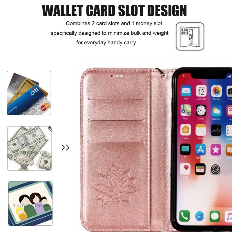 Кожаный чехол с 3D одуванчиком для Xiaomi Redmi 6 6A S2 Note 5A 5 Pro Plus 4 4X 4A Mix 2S A2 6X 8 Book Style чехлы
