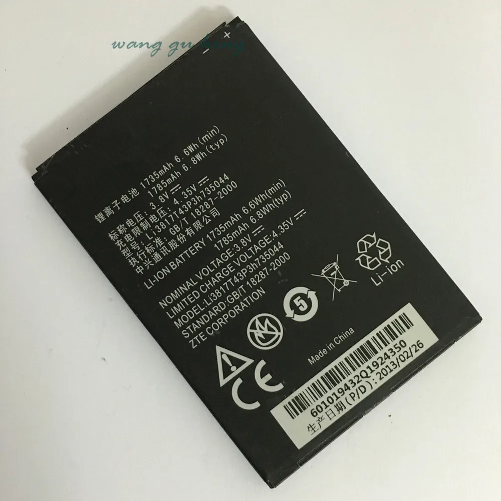 3 8 V 1820mAh Li3817T43P3h735044 для ZTE Avid 4G N9100 N9120 Z730 Z740 Z740G Z995 батареи | Мобильные телефоны и