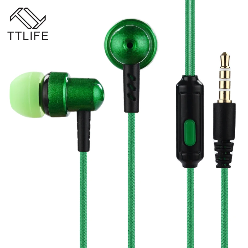 TTLIFE проводной спортивный Наушники K2 Hi Fi стерео наушники музыка вкладыши