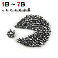 100pcs 1b to 7b premium split shot lead fishing sinker weight combo with box for option fishing accessories for fly carp pz001