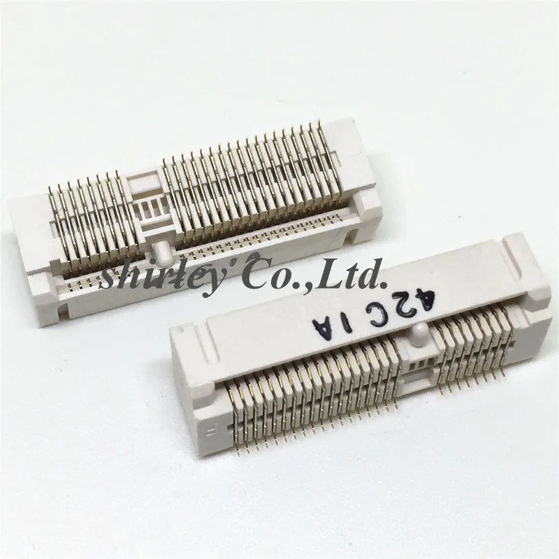 10 шт. разъем для ноутбука MINI PCIE 52pin msata держатель карт 52P белый 9 0 H | Обустройство