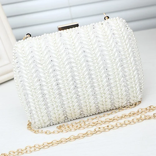 2016 новое поступление элегантная женская модная жемчужная мозаика клатч со