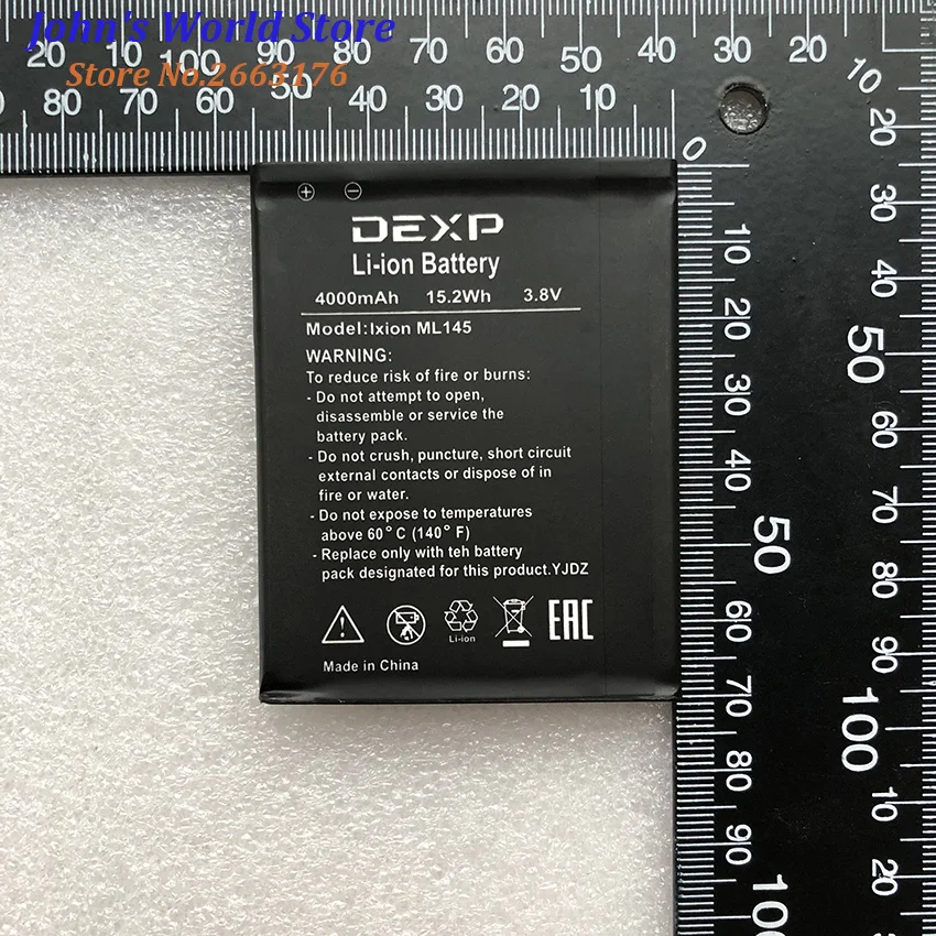 Для DEXP Ixion ML145 Snatch SE 4000mAh Мобильный телефон литий ионный аккумулятор