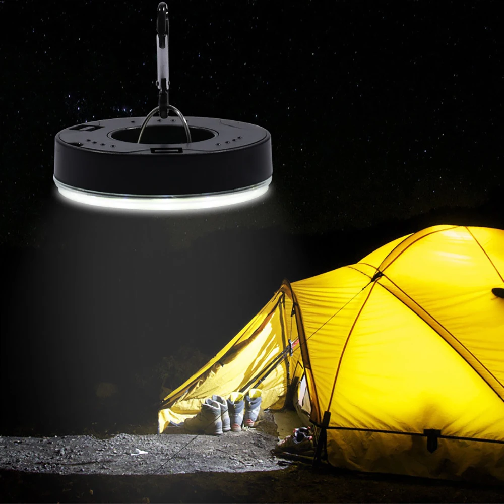 

LED Camping Light Powered Tent Lights Hook Flashlight Camping Tent Light Hanging Lamp Portable Lantern 1PCS LED Bulb Battery
