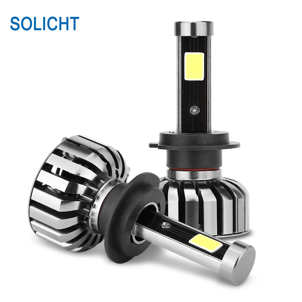 Автомобильный светодиодный светильник SOLICHT 12 В 80 Вт H1 H3 H4 H7 880 H11 H13 9004 9005 9006 9007|car light