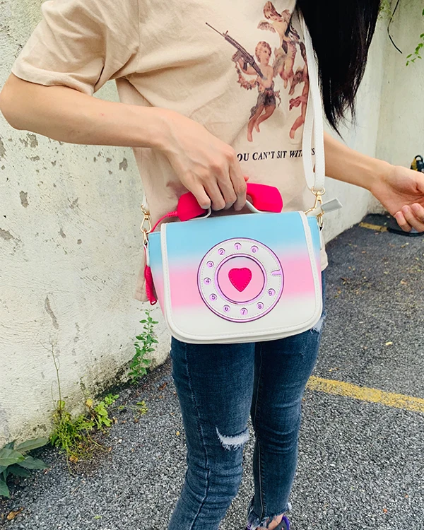 

Fashion Phone Style Design Gradient Color Pu Women Daily Handbag Shoulder Bag Crossbody Messenger Bag Totes Female Bolsa Pocuh