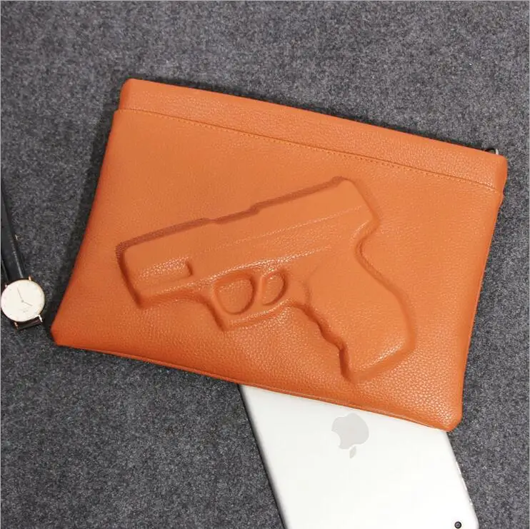 MYNOS 3D Gun Chain Women Messenger Bag Lady Day evening clutch bags Leather Crossbody Famous Brand Sac A Main Femme Purse | Багаж и сумки