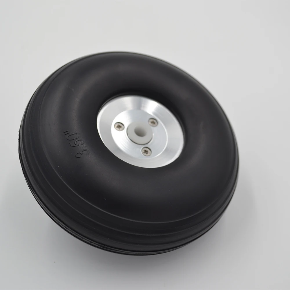 1 пара RC Самолет 3 5 &quotNC Dia-литье алюминиевый концентратор PU колеса дюйма | Игрушки