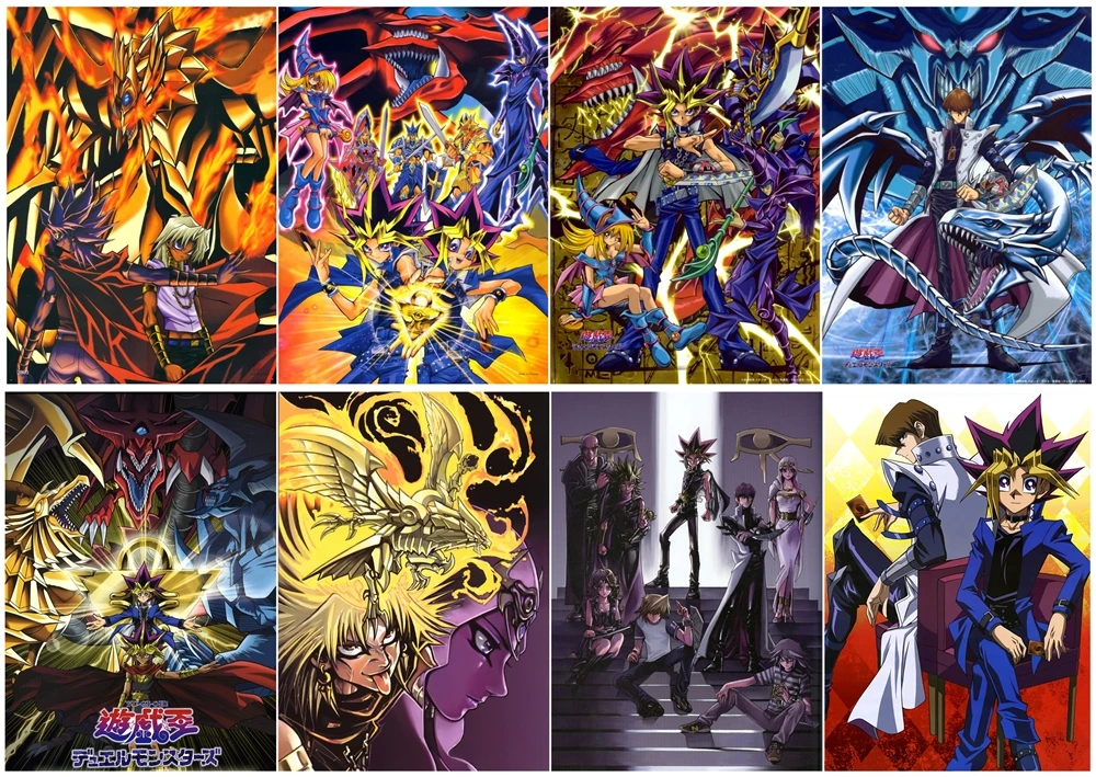 Yu-Gi-Oh Дуэль Монстры полипропилен A3 8 штук плакаты настенный постер PPP046 | Дом и сад