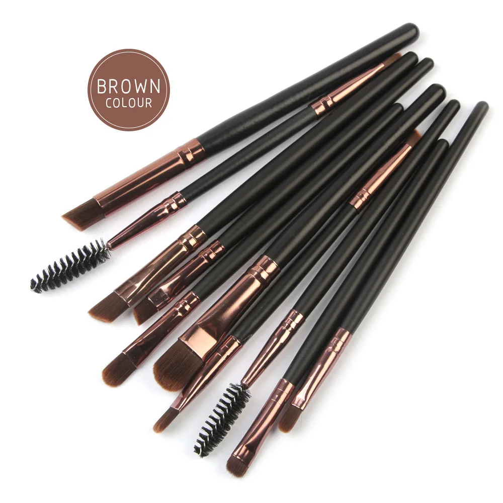 MAANGE 10PCS High-grade Synthetic Fibers Makeup Brushes Blusher Eye Shadow Brush Set Kit pincel maquiagem Make Up | Макияж