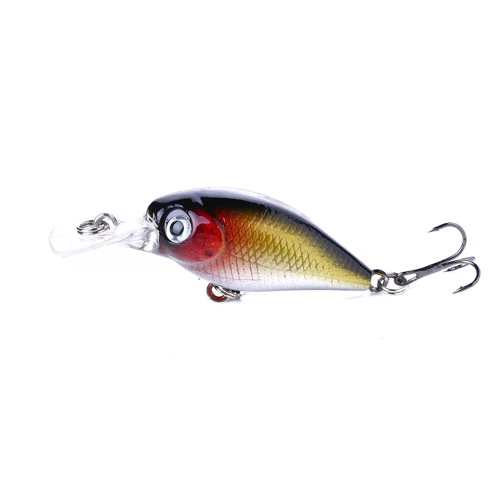 

ThunderShower 1pcs Small Crankbait Hard Bait Swimbait Bass Wobblers Crankbait Fishing Tackle 5cm 4g