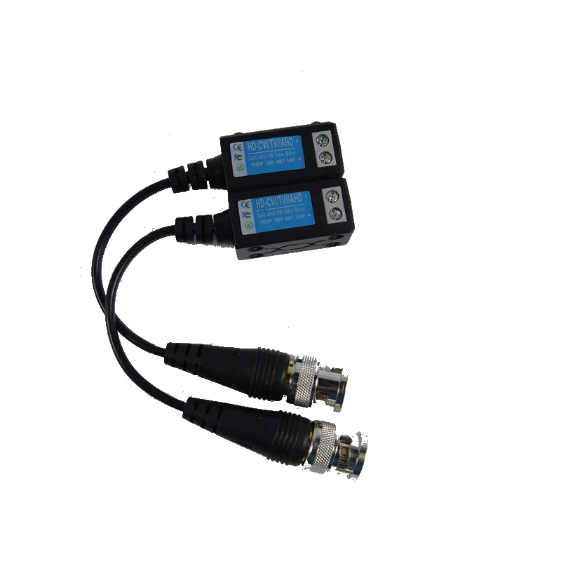 Витая BNC CCTV пассивные трансиверы для 2MP 3MP 4MP 5M HD CVI/AHD/TVI Cat5 UTP Video Balun IPC Anpwoo 500C 200M