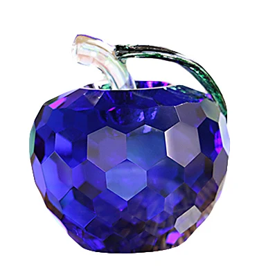 Украшения для дома 5 см Хрустальное яблоко пресс-папье 6 видов цветов изделия из