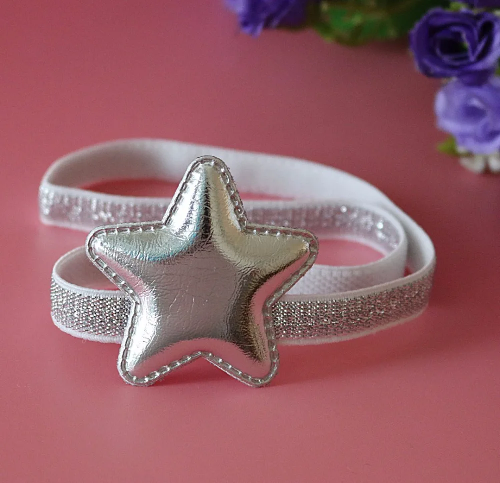 1 шт. золотистая/Серебристая блестящая корона со звездами Детские аксессуары для