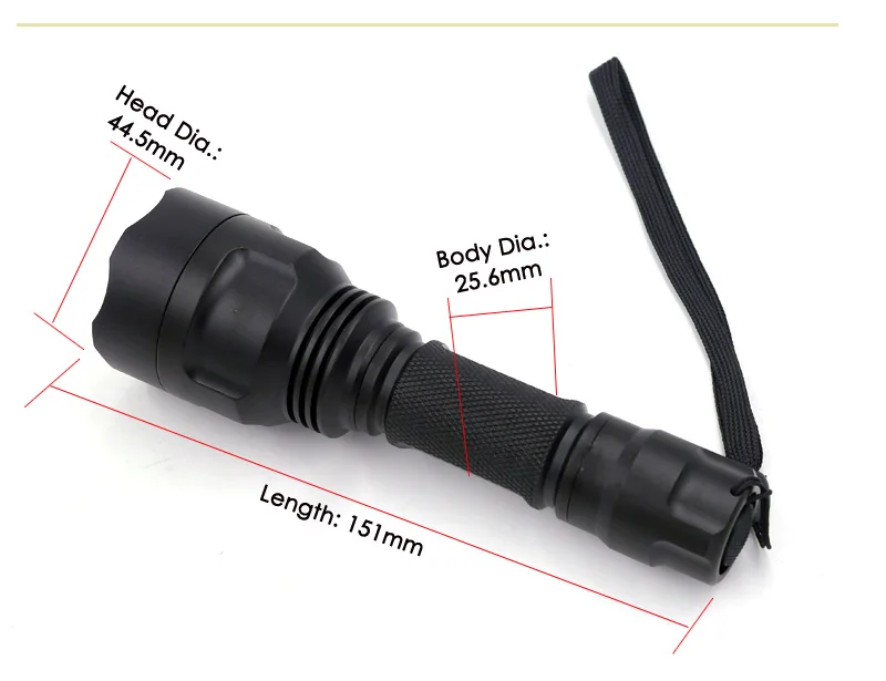 1 режим (вкл/выкл) C8 Cree XP L HI V3 LED медное основание AMC12 * 7135 монтажная плата 4.2A лампа