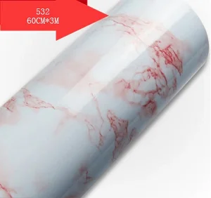 532 red white Горячая 120 см широкая мраморная кухня масляные наклейки для плиты ПВХ отремонтированные Шкафы для ванной комнаты водонепроницаемые самоклеящиеся обои мебель - Цвет: 532 red white