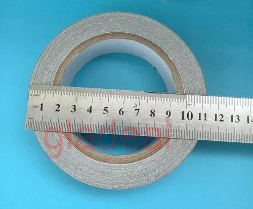 Серебряная проводящая ткань тканевая лента односторонняя клейкая для ноутбука