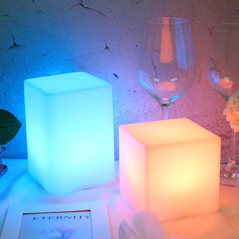 smart wifi RGB led table Lamp MP APP remote control party night light USB rechargeable Luz de noche works with alexa google home | Лампы и