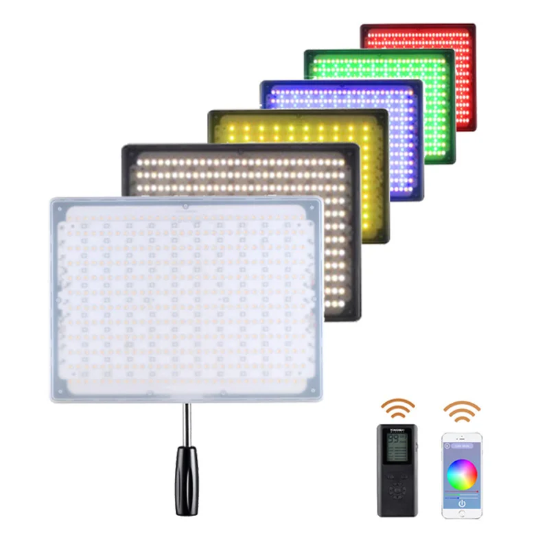 Yongnuo YN600 RGB 3200K 5500K красочный CRI95 + 40 Вт ультратонкий светодиодный видео