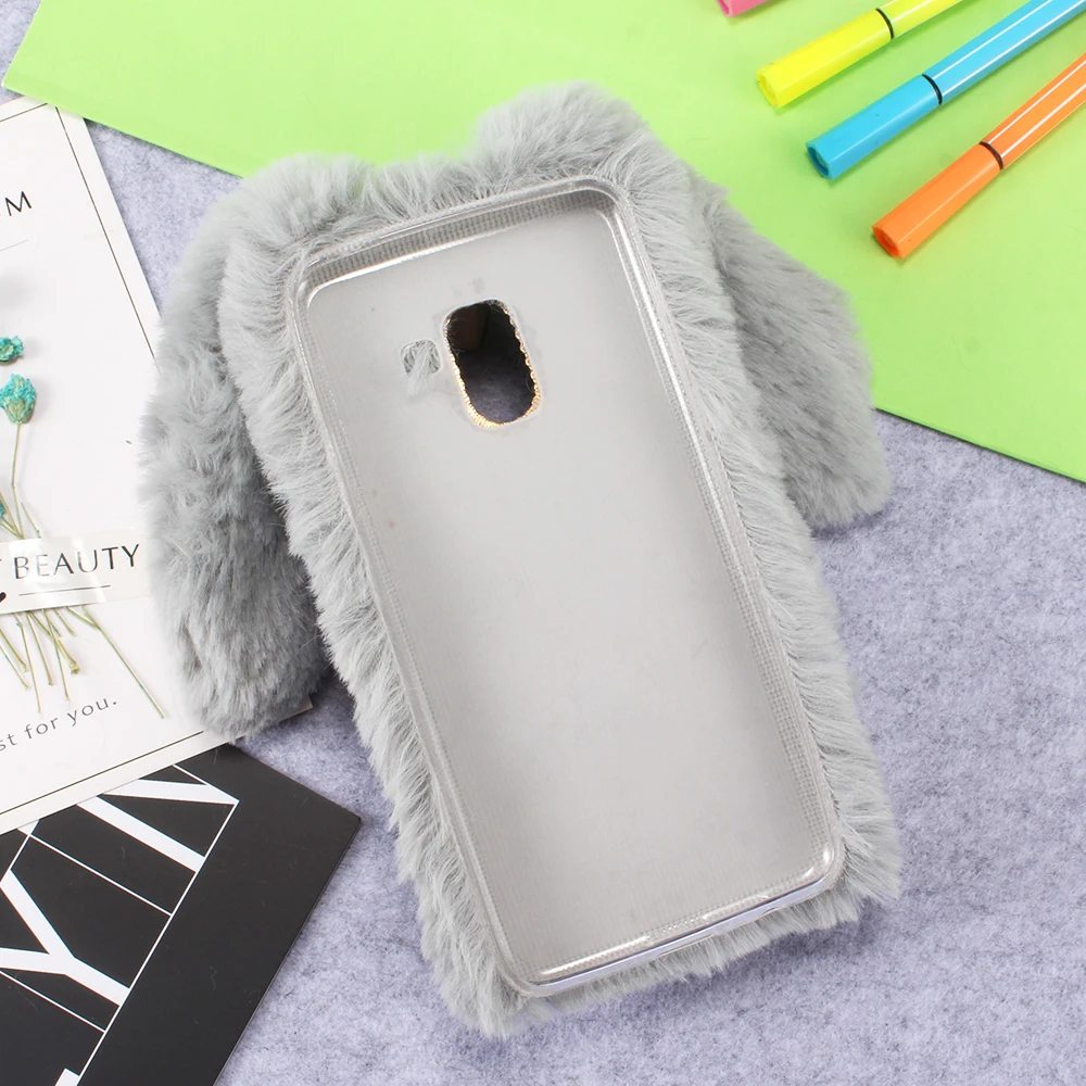 Чехол для телефона Samsung Galaxy A5 2018 Дело 5.5 &quot3D милый кролик со стразами Мягкие TPU