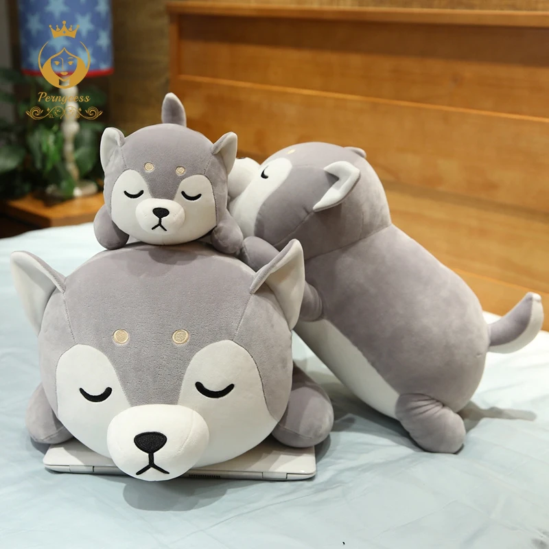 1 шт. Новинка 35-75 см Kawaii Собака Хаски плюшевые игрушки мягкие животные детские игрушки Рождественский подарок на день Святого Валентина