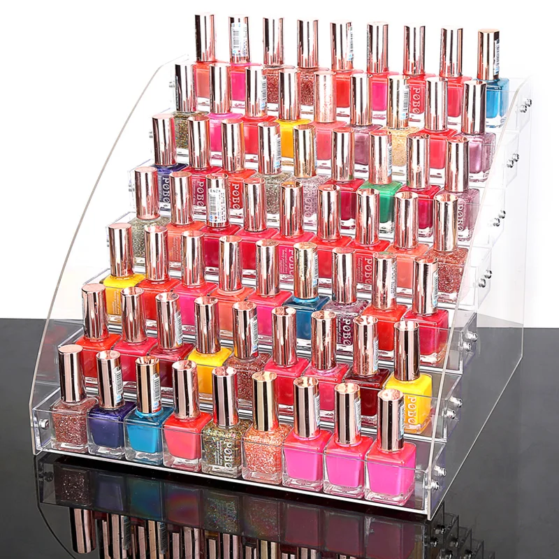 Стойка органайзер для акриловых лаков ногтей 7 уровней|acrylic nail polish rack|nail rackpolish rack |