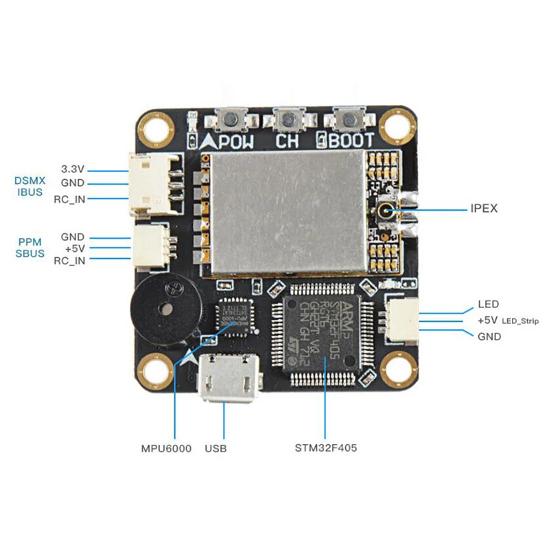 Betaflight Mini F4 Fliegen Turm Vorbei Maschine управление полетом 4 в 1 30A ESC Integrierte OSD 5 8G FPV Отправитель |