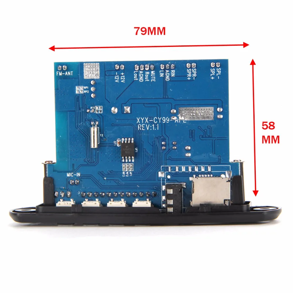 Приложение управление Bluetooth 4 0 MP3 декодирующая плата модуль 2*10 Вт усилитель