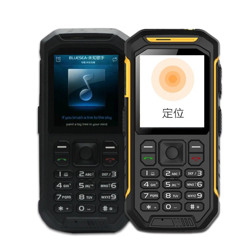 Jeasung X6 IP68 Водонепроницаемый прочный мобильный телефон UHF Двухканальные рации