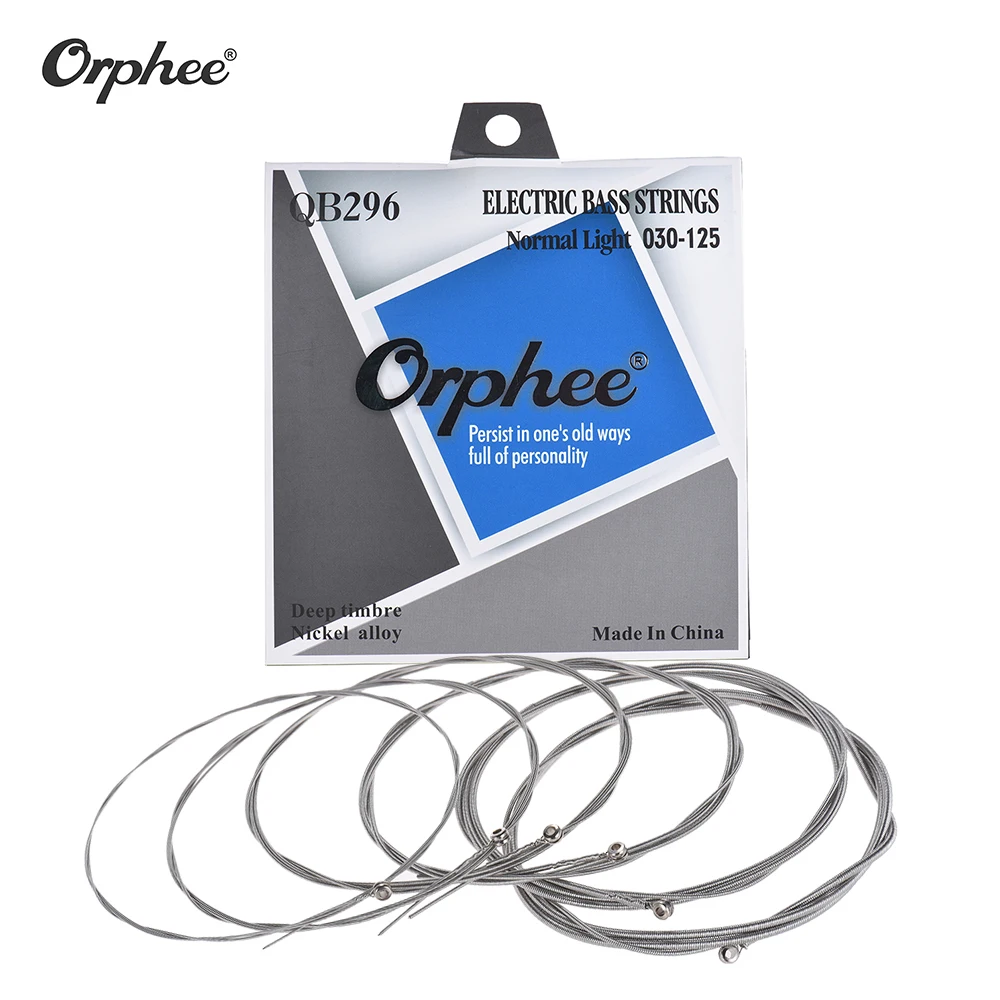 Orphee QB296 6 струнная электрическая бас гитара струна шт./компл. с никелевой обмоткой