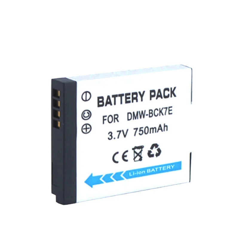 750 мАч для Panasonic DMW-BCK7E NCA-YN101J цифровых фотоаппаратов аккумулятор видеокамера DMW-BCK7