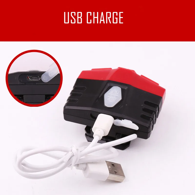 ZPAA Водонепроницаемая Кепка для улицы лампа встроенный аккумулятор USB зарядка