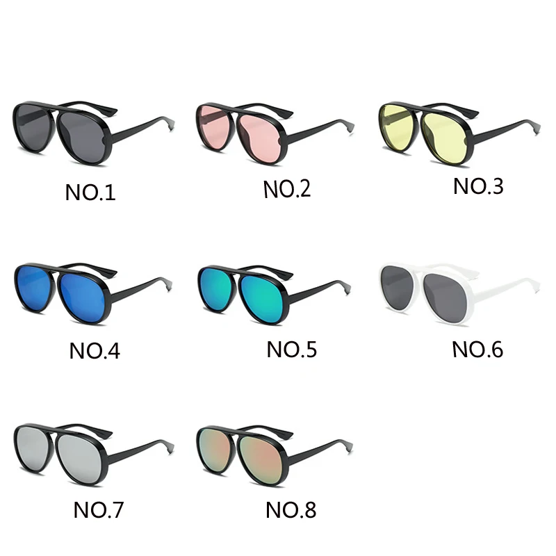 Ретро-мода индивидуальный стиль уличные Круглые Солнцезащитные очки с большими