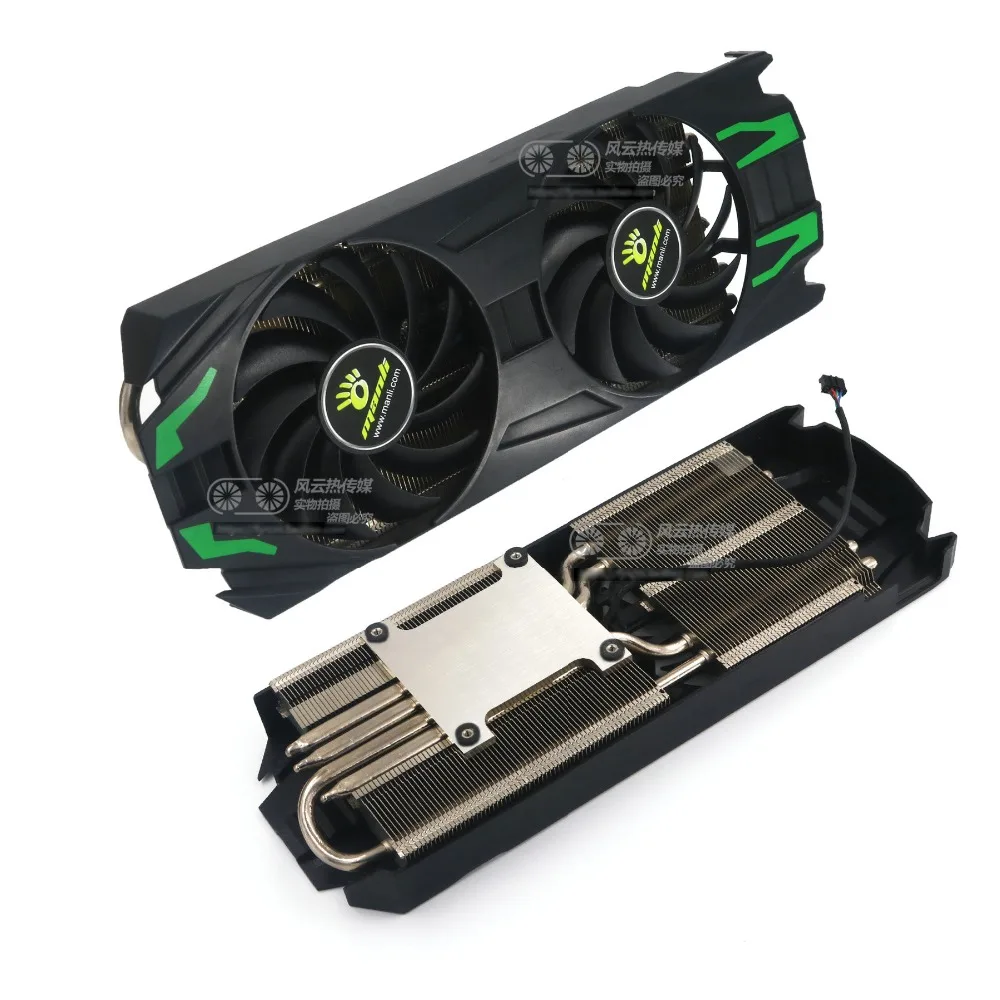 Новый оригинальный охлаждающий вентилятор для видеокарты MANLI GTX680 с радиатором |