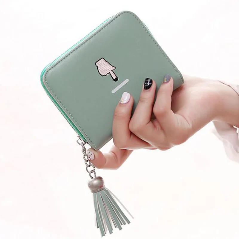 Женский кошелек с летящими птицами брендовые кошельки по долларовой цене новые