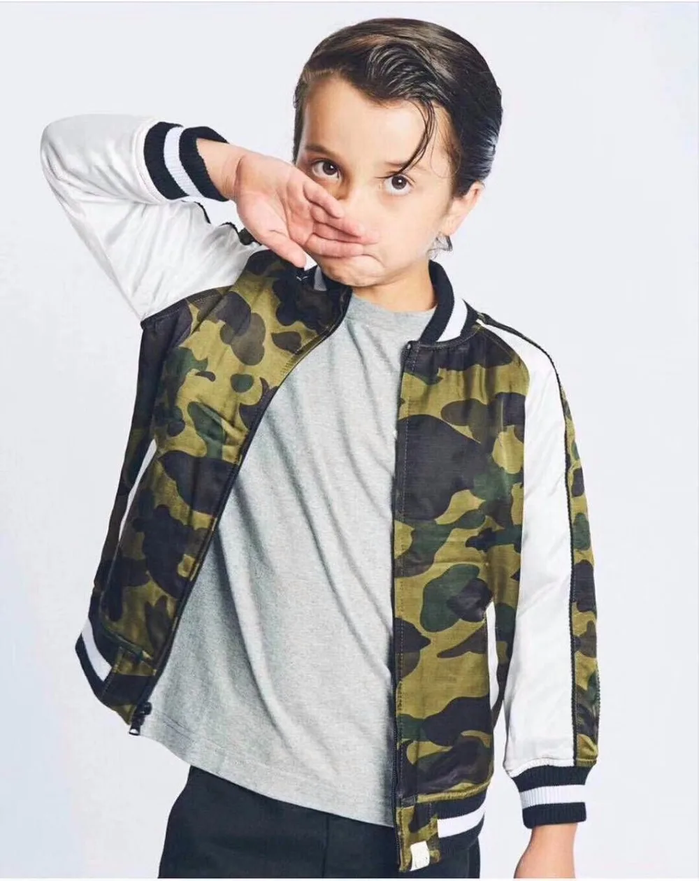 fashion Child Boys Camouflage Outerwear Jacket Spring Autumn Kid Long Sleeve Jackets shipped in the end of Dec. |